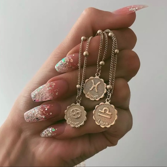 Libra Zodiac Coin Necklace - Picture 6 of 7